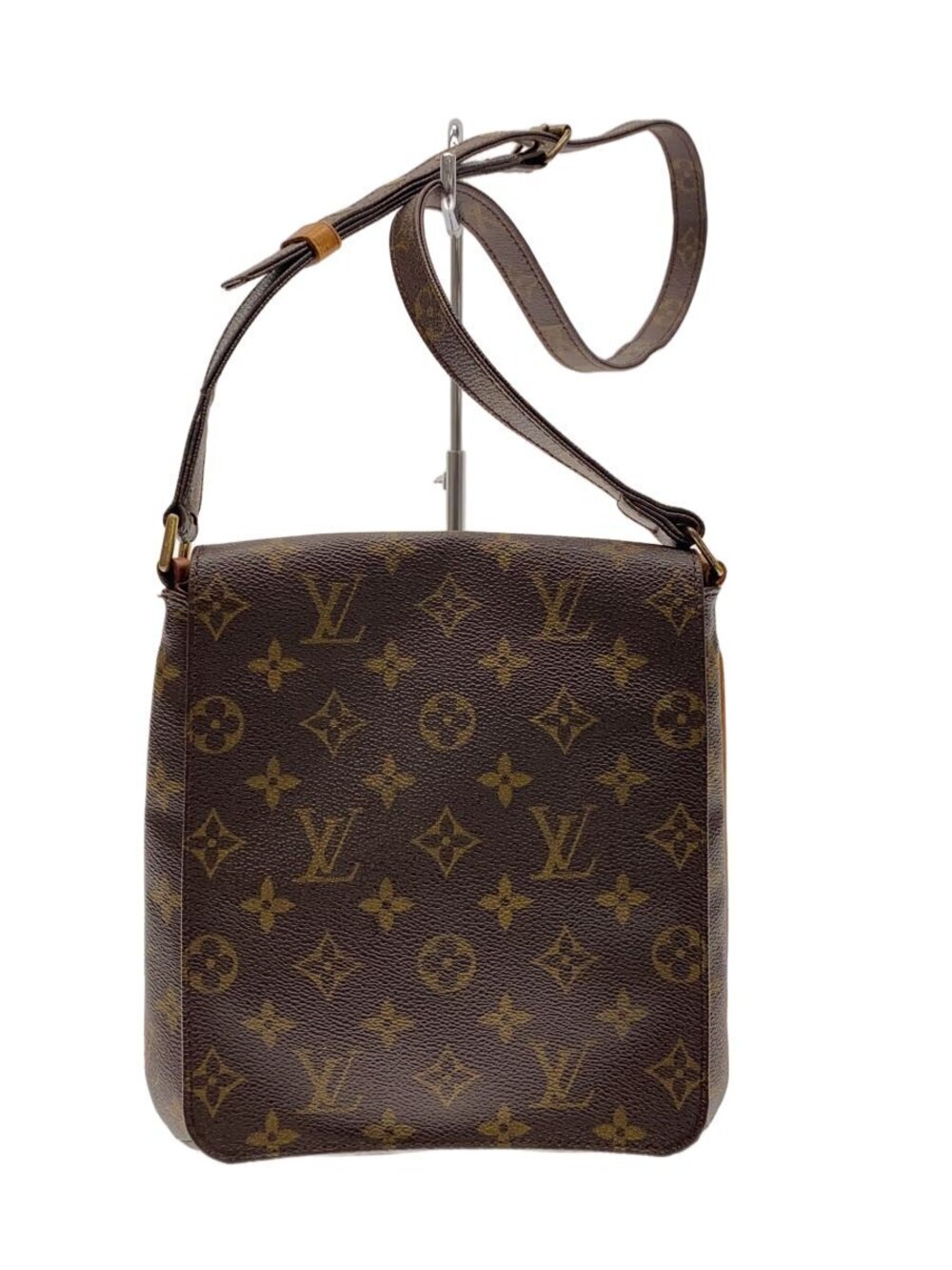 LOUIS VUITTON Musette Salsa Monogram Canvas Short Shoulder Bag Brown All over